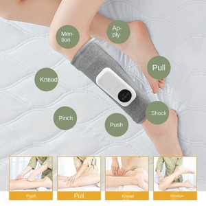 Masseur de pieds, mollets et jambes pour usage domestique avec fonction de minuterie, physiothérapie pour varices, pression d'air, compresse chaude, personnalisation de cadeau - Product Image 4