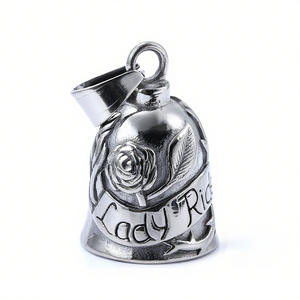 Vente en gros Acier inoxydable Guardian Bell <span class=keywords><strong>Rider</strong></span> Motorcycle Biker Luck Riding Gremlin Bell Pendentif pour hommes - Product Image 4