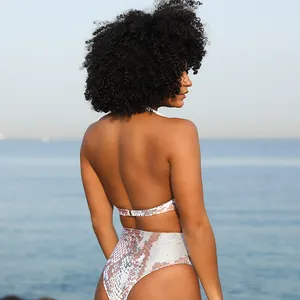 Kunden spezifischer Badeanzug Frauen Badeanzug Hot Sale Print Badeanzüge Junge Mädchen Zweiteiliger Bikini