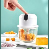 250Ml Chopper Multifunctionele Vleesmolen Stamper Machine Mini Knoflook Groente Chopper Usb Opladen Elektrische Knoflook Stamper