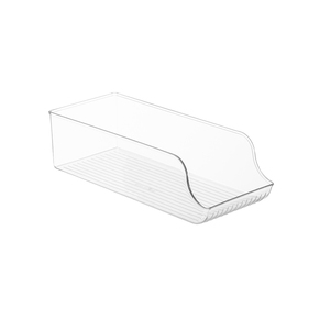 Fridge Storage SHIMOYAMA Eco Friendly PET Clear Fridge Cans Organizer Fridge Drink Bins Refrigerator Beverage Storage Organizer