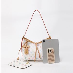 Bolso Tote de PU con Estampado Geométrico Vintage de Alta Gama para Mujer, con Cierre, Se Puede Llevar en la Mano o Cruzado.1035 - Product Image 2