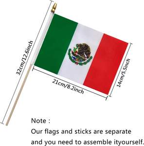 Sosteniendo la bandera mexicana Pueblo de béisbol <span class=keywords><strong>mexicano</strong></span> Agitando la bandera para el deporte de los juegos de fútbol Agitando la bandera - Product Image 4