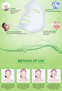 Cuidado de la belleza Mascarilla facial hidratante de aloe Orgánica Fuerte Nutritiva Control de aceite Reparación Calmante Piel Reafirmante Blanqueamiento Cuidado facial - Product Image 6