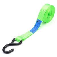 Producto Popular: Correa de Amarre con Trinquete de 1 Pulgada (25 mm) con Gancho en S para Transporte de Carga