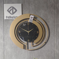 Reloj de Pared de Metal y Vidrio de Alto Brillo de 45 cm para Decoración del Hogar, Reloj de Cuarzo Moderno y Silencioso para Sala de Estar, en Venta, Dropshipping DDP