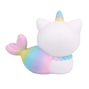 Jouet anti-stress mignon licorne sirène chat pour enfants, décoration de bureau, accessoire photo - Product Image 2
