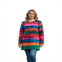 Robe d'été courte pour femme, style bohème, design népalais traditionnel, imprimé numérique multicolore, écologique