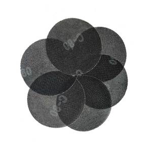 Disques abrasifs en maille ronds et carrés 125 mm 150 mm à fixation auto-agrippante pour le bois - Product Image 1
