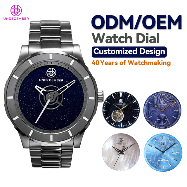 Undecember Custom 20ATM Water Resistance Automatic Wristwatch Titanium Men's Mechanical Sports Watch with Super Luminous