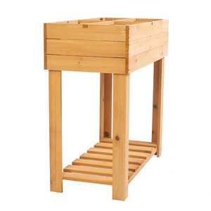 Fournisseur d'usine OEM/ODM : Nouvelle <span class=keywords><strong>jardinière</strong></span> en <span class=keywords><strong>bois</strong></span> à double couche <span class=keywords><strong>pour</strong></span> fleurs et légumes avec un plateau inférieur en <span class=keywords><strong>bois</strong></span> - Product Image 3
