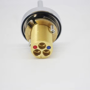 Robinet de lavabo à mélangeur à poignée unique à sept tubes de type séparé, <span class=keywords><strong>bascule</strong></span> pivotante, argent - Product Image 4