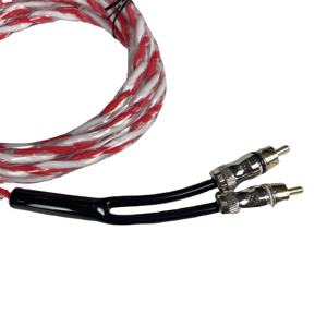 สายสัญญาณเสียง RCA ประสิทธิภาพสูง2RCA กับ2RCA สายสัญญาณเสียงสเตอริโอแบบใส - Product Image 3