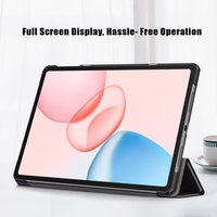 Étui en cuir PU magnétique fin avec support pliable pour Honor Pad 10 12.1 2025