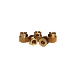 Rueda de extrusión de latón Makerbot, anillo de engranaje MK7 de 40 dientes para accesorios de impresora 3D - Product Image 4