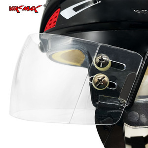 Visera para Casco de Hockey de PC de Alta Calidad a Precio Directo de Fábrica, para Jóvenes y Adultos, con Cierre de Tornillo, Protección Antivaho y Antirrayaduras - Product Image 1