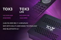 Ugoos TOX3 S905X4 Android 11 OTT Smart Quad Core Set-Top Box 4G 32G 2,4G 5G WiFi 1000M LAN RJ45 BlueT DDR3 para reproductores multimedia de TV