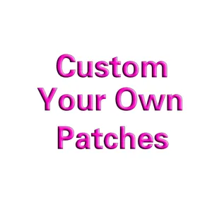 Wholesale Bulk No Minimum Sew on Clothing Customized Logo Patches Embroidery Custom Iron on Patches Embroidered Patches
