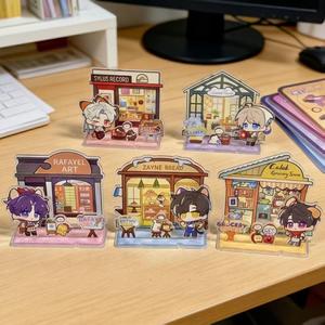 OEM ODM Standee en acrylique Love and Deepspace, Figurine Chibi, Décoration de bureau, Merchandise fanmade sur le thème de l'anime, Cadeau pour joueur - Product Image 1