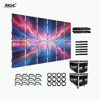Mur vidéo LED super lumineux 500x500 pour concerts et festivals de musique, affichage visuel époustouflant pour grand écran de fond de scène en direct