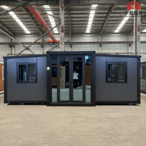 Casa contenitore prefabbricata espandibile da 20 piedi con 2 camere da letto spedite piccole case fatte di pannello Sandwich <span class=keywords><strong>in</strong></span> vendita - Product Image 1