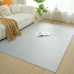 Alfombra de pelo plano de diseño moderno a rayas al por mayor de fábrica, sala de estar alfombra para, dormitorio, alfombra personalizada y alfombras de área - Product Image 3