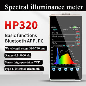 Medidor de iluminancia espectral HP320, medidor de temperatura de color, espectrorradiómetro de luz portátil para luces LED visibles - Product Image 1