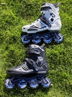 Patins à Roulettes en Gros Patins en Ligne Professionnels Slalom Freestyle Vitesse 4 Roues Chaussures de Patinage pour Adultes