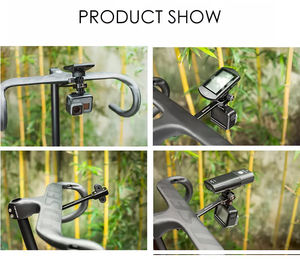 Gaciron Extension de guidon de vélo en alliage d'aluminium durable Support de montage rotatif à 360 ° pour les ordinateurs de vélo <span class=keywords><strong>Garmin</strong></span>/Wahoo Caméras GoPro - Product Image 3