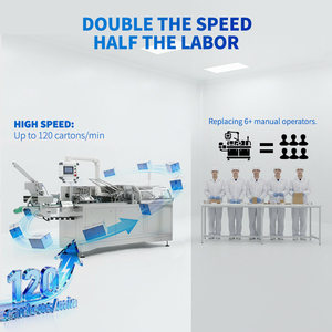 Botella de tubo de bolsita de placa de blíster completamente automática, máquina de encuadernación de embalaje de blíster de caja automática, - Product Image 5