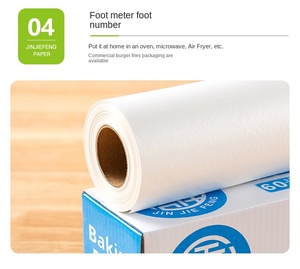 Arriart, venta al por mayor, papel de pergamino desechable para hornear, Jumbo rollo, hoja de papel para hornear personalizada, rollo de papel para hornear antiadherente - Product Image 6