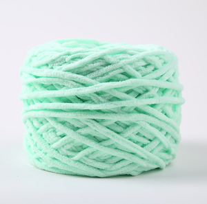 Fil chenille Charmkey Chunky 100% polyester pour crochet DIY chaussures 100g 0,6 cm doux chaud prix bas - Product Image 4