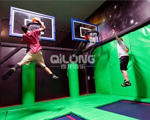 Parc <span class=keywords><strong>de</strong></span> trampolines intérieur pour enfants et adultes, parc <span class=keywords><strong>de</strong></span> trampolines intérieur Sky Zone, parcours <span class=keywords><strong>de</strong></span> ninja standard européen - Product Image 2