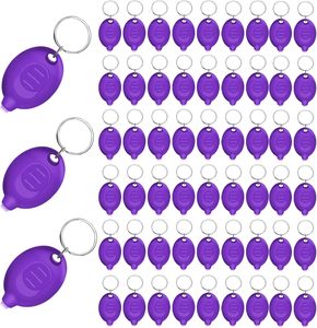 พวงกุญแจขนาดเล็กที่สามารถปรับแต่งได้พวงกุญแจไฟยูวีสีม่วงไฟฉายแสงอัลตร้าไวโอเล็ตไฟฉาย LED พวงกุญแจ - Product Image 1