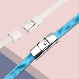 Lacci per Scarpe Senza Nodo con Chiusura a Pressione, Lacci Elastici Senza Lacci per Sneaker, per Bambini e Adulti, Lacci Piatti Allargati da <span class=keywords><strong>8MM</strong></span> per Scarpe - Product Image 5