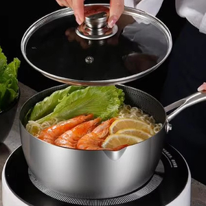 Đồ Dùng Nấu Ăn Thép Không Gỉ Thực Phẩm Trứng Mì Lớn Không Dính Banku Hấp Nước Sốt Ngâm Fry Pan <span class=keywords><strong>Castamel</strong></span> Đồ Nấu Nướng Bộ - Product Image 1