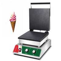 Machine à gaufres électriques automatiques en acier inoxydable, facile à utiliser, nouvelle machine à cornets de crème glacée pour la restauration