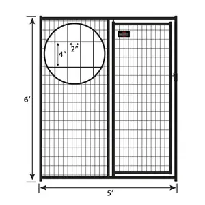 China Wholesale DIY Size Welded Metal Animal Crate Pet Cage Large Dog Kennel Pet For Sale