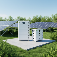 Batterie au lithium pour stockage d'énergie domestique 40 kWh 48 V, système de stockage d'énergie domestique 51,2 V 300 Ah 560 Ah 600 Ah, batteries solaires LiFePO4 15 kWh