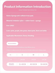 Genouillères de sport tricotées respirantes pour femmes et hommes, idéales pour la danse, le cyclisme et la course à pied - Product Image 2