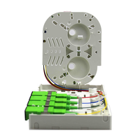 Boîtier de distribution optique mural Aixton FTTH 4 cœurs SC/APC G657A/G652D avec options de longueur de pigtail, blanc