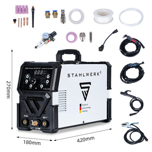 Soldadora <span class=keywords><strong>TIG</strong></span> MMA AC DC <span class=keywords><strong>de</strong></span> Marca Alemana, Cortadora <span class=keywords><strong>de</strong></span> Plasma 110V 220V, Máquina <span class=keywords><strong>de</strong></span> Soldadura <span class=keywords><strong>de</strong></span> Aluminio para Stahl Werk CUTTIG200P - Product Image 1