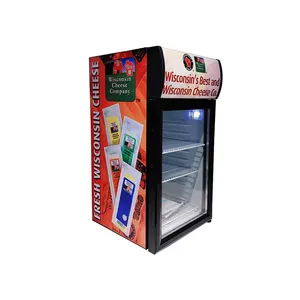 Meisda 2024 SC52B refrigerador de bebida energética de temperatura única refrigerador de balcão mais popular para uso em loja