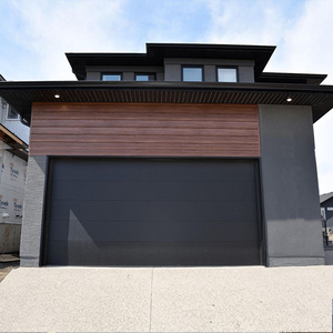 Porte de garage en aluminium avec panneaux de verre isolés intelligents, villa moderne personnalisée OUNA - Product Image 2