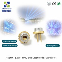 Original OSRAM PLPT9 450LC_E Blue Laser Diode 450nm 5500mW TO-9 for CNC Laser Engraving Cutting Module