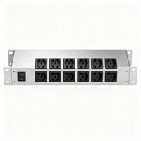 PDU intelligent 1U pour montage en rack, 8 prises 32A 220V C13 C19, surveillance à distance SNMP IP, mesure de la consommation, PDU intérieur pour centre de données