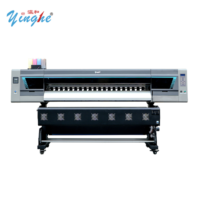 YINGHE 2026New Hot Selling 1.8m Dye Sublimation Paper Digital Printer I3200A1 4-6 Head Textile Jerssy CMYK Fast MENA Cairo Egypt