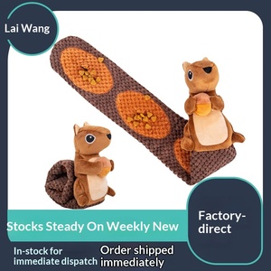 Çok Satan Sınır Ötesi Köpek Oyuncağı Sesli Peluş İnteraktif Diş Kaşıyıcı Gizli Mama Bulmacası Yeni Ürün - Product Image 2