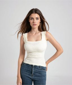 Damen Crop-<span class=keywords><strong>Tops</strong></span> mit eckigem Ausschnitt und breiten Trägern, Blumenmuster, für den Abend, schmal geschnitten, mit Borten, sexy Oberteile für Damen - Product Image 4
