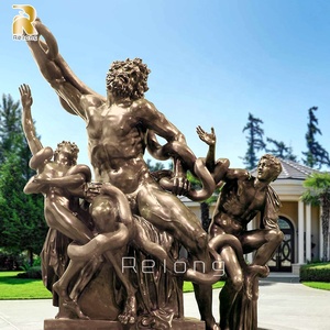 Sculptures de statues de Laocoon et de ses fils en bronze de jardin extérieur antique à <span class=keywords><strong>vendre</strong></span> - Product Image 4